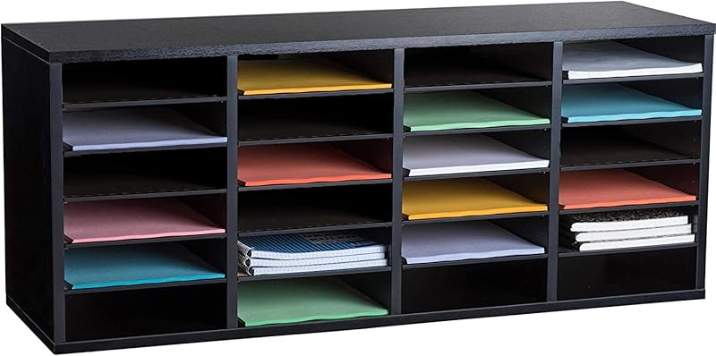 Adir Office Adjustable Literature Organizer Compartment